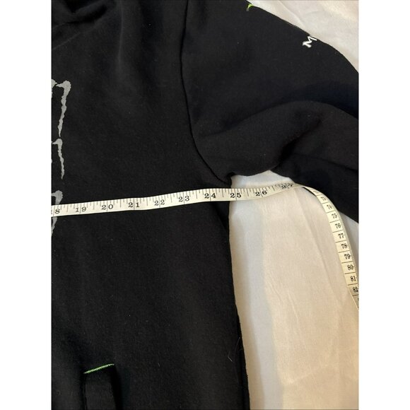 Monster Energy Unleash The Beast Y2K Hoodie Adult XL Pullover Black Green - Picture 3 of 13